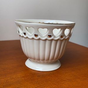 Lenox Fluted Hearts Votive